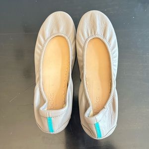 Tieks Taupe Flats